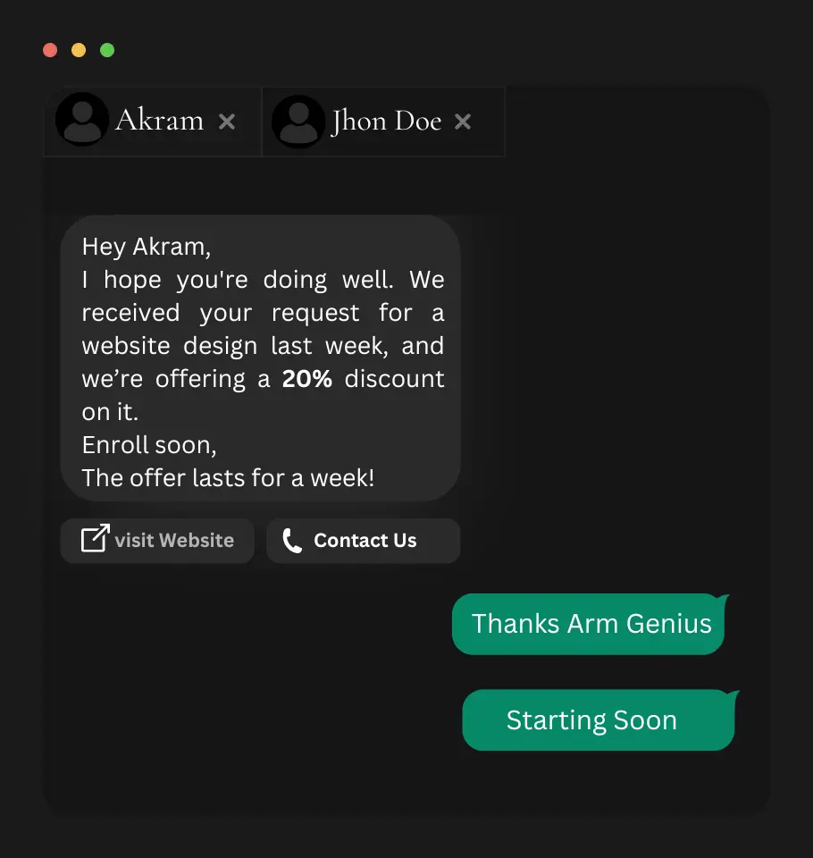 ArmHive chatting